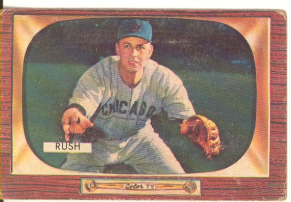 1955 Bowman     182     Bob Rush